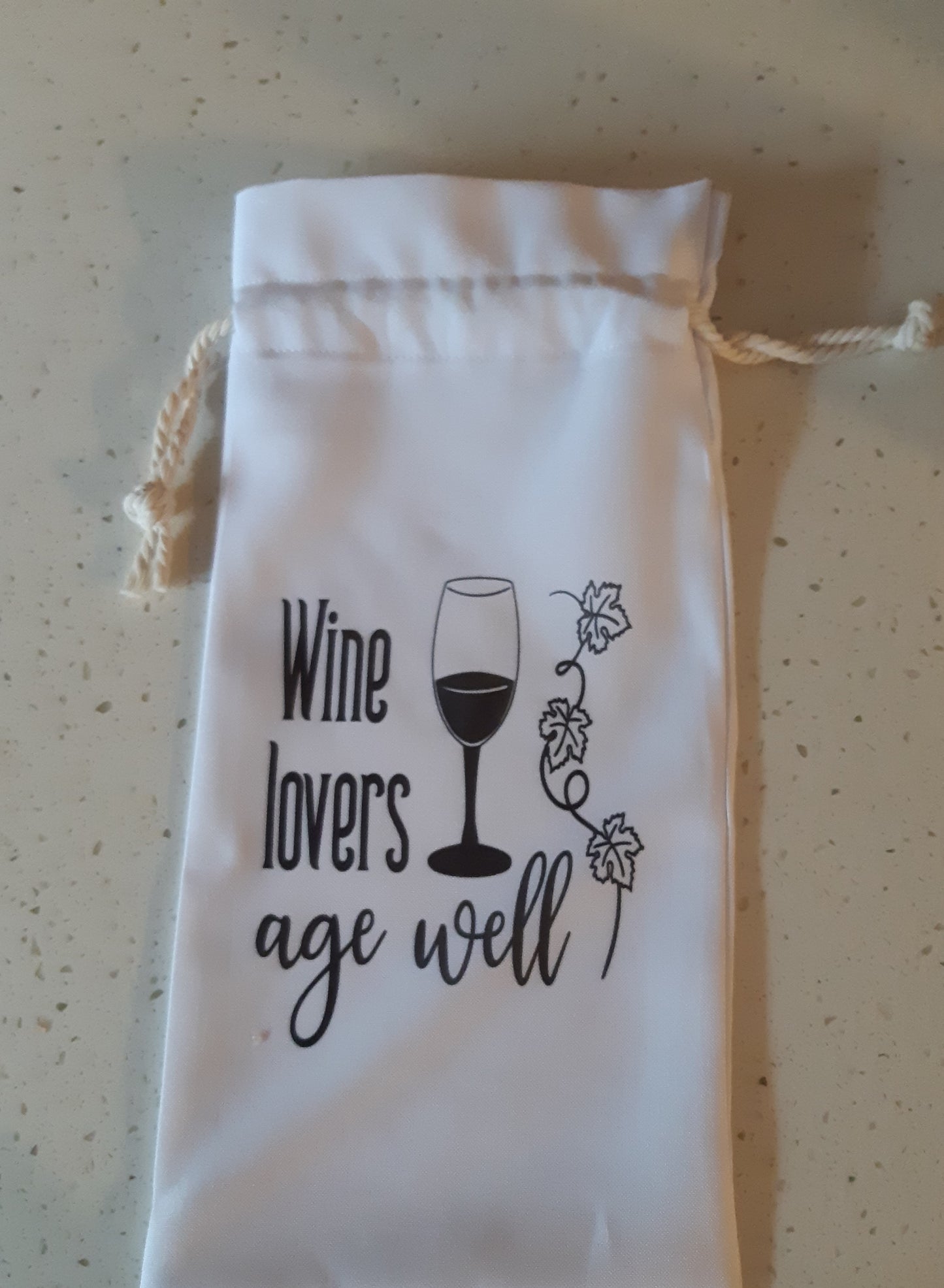 Handmade wine bag