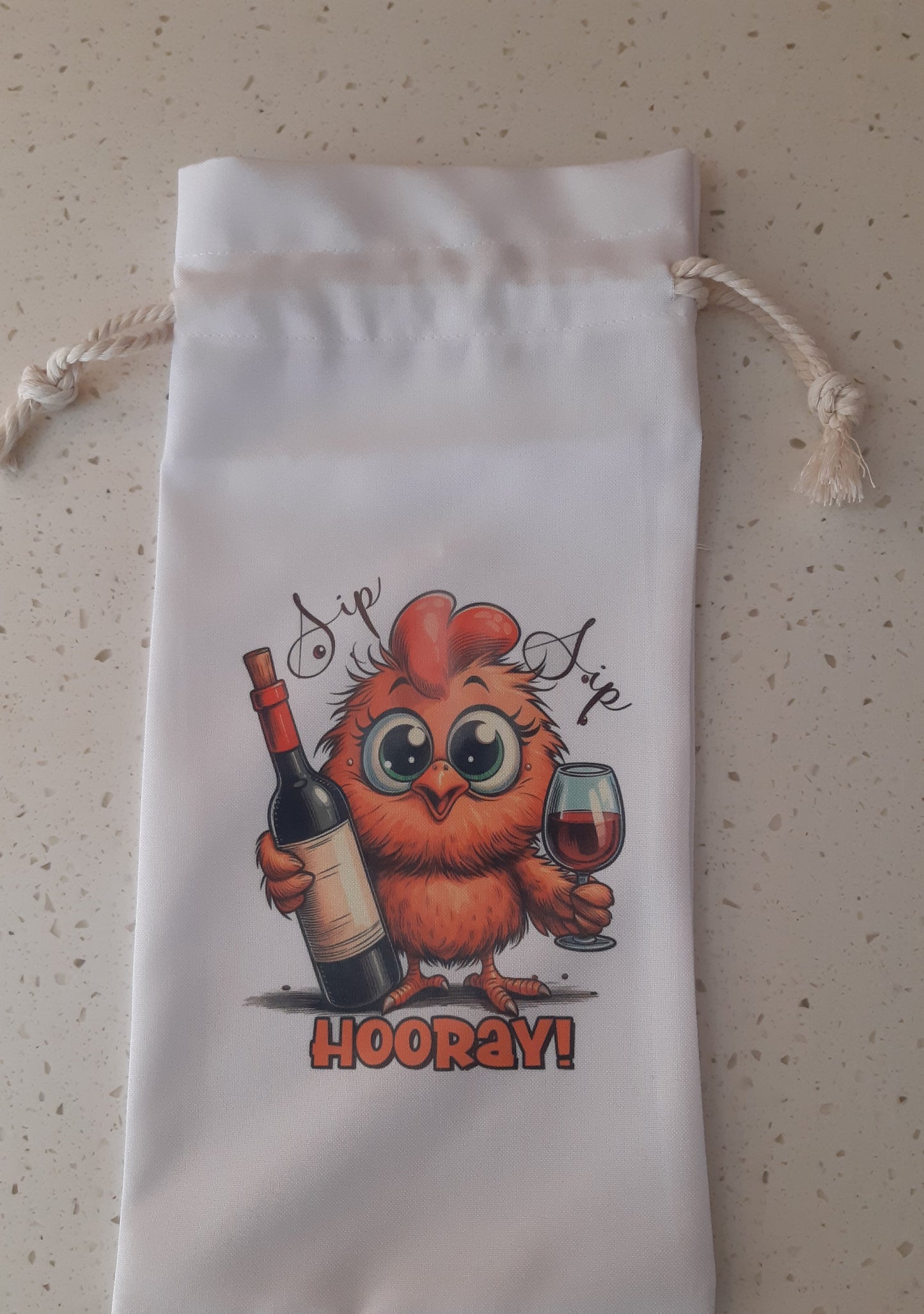 Handmade wine bag