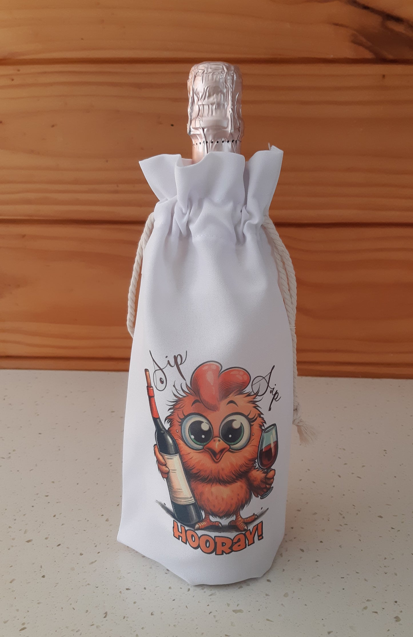 Handmade wine bag